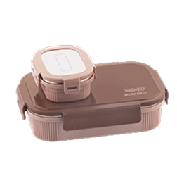 Micro Matic Insulated Lunch Box with Spoon Set